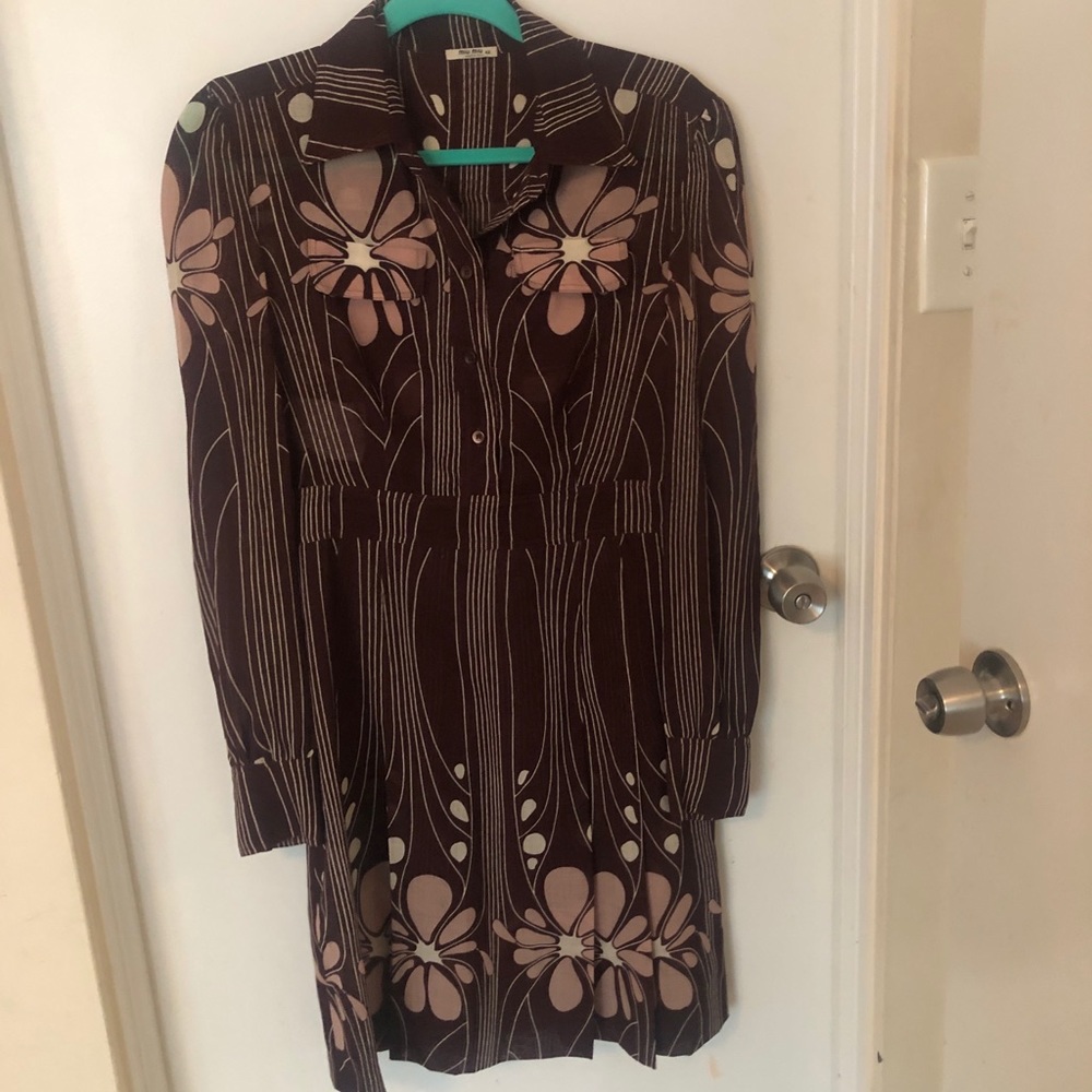 COPY - Miu Miu patterned statement dress!